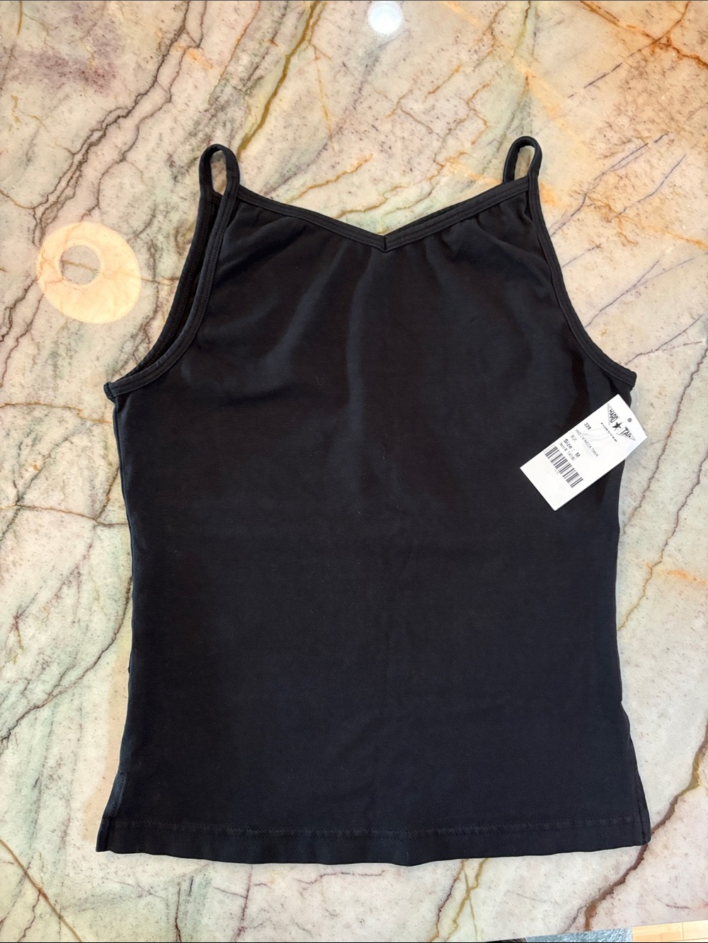 Hard Tail Black Women's V-Neck Tank/Yoga Top